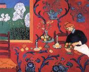 Henri Matisse Red Harmony painting